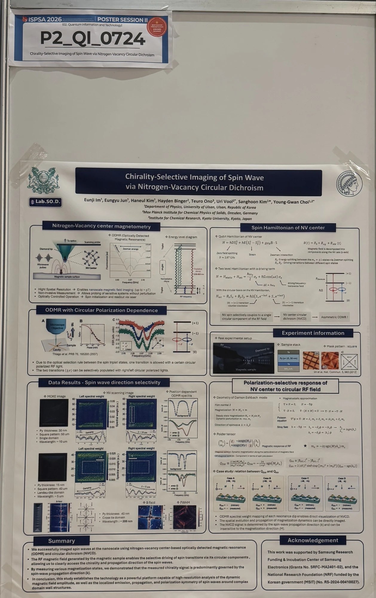 Eunji Im wins Best Poster Award at ISPSA 2026