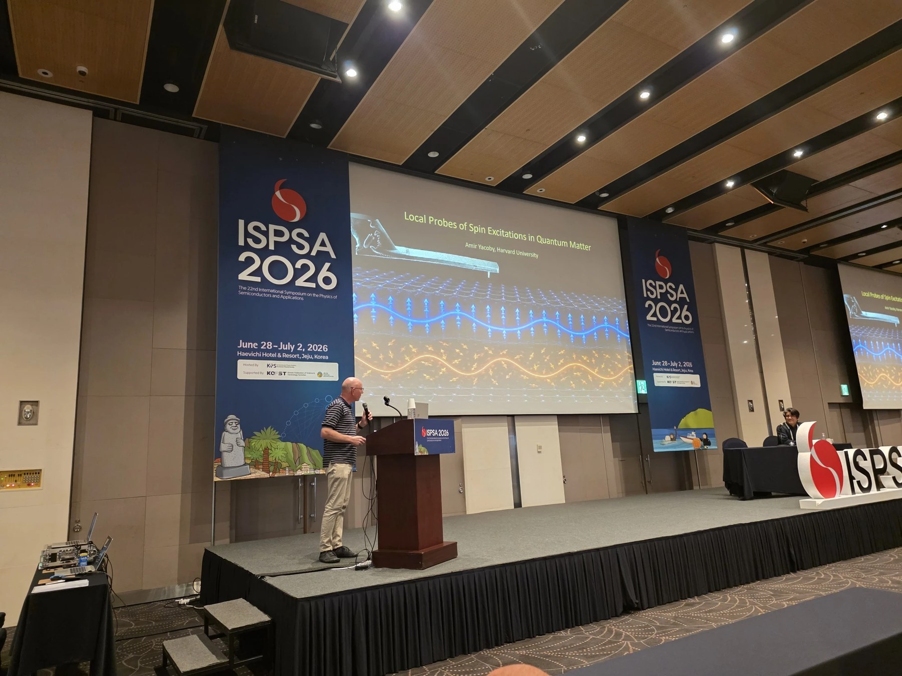 Welcoming Prof. Amir Yacoby and Dr. Uri Vool to Jeju — ISPSA 2026