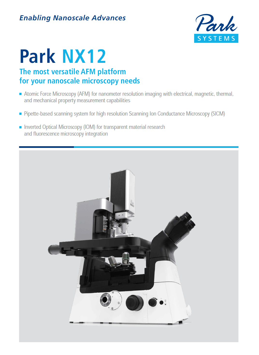 Park Systems NX12 & optical table installed