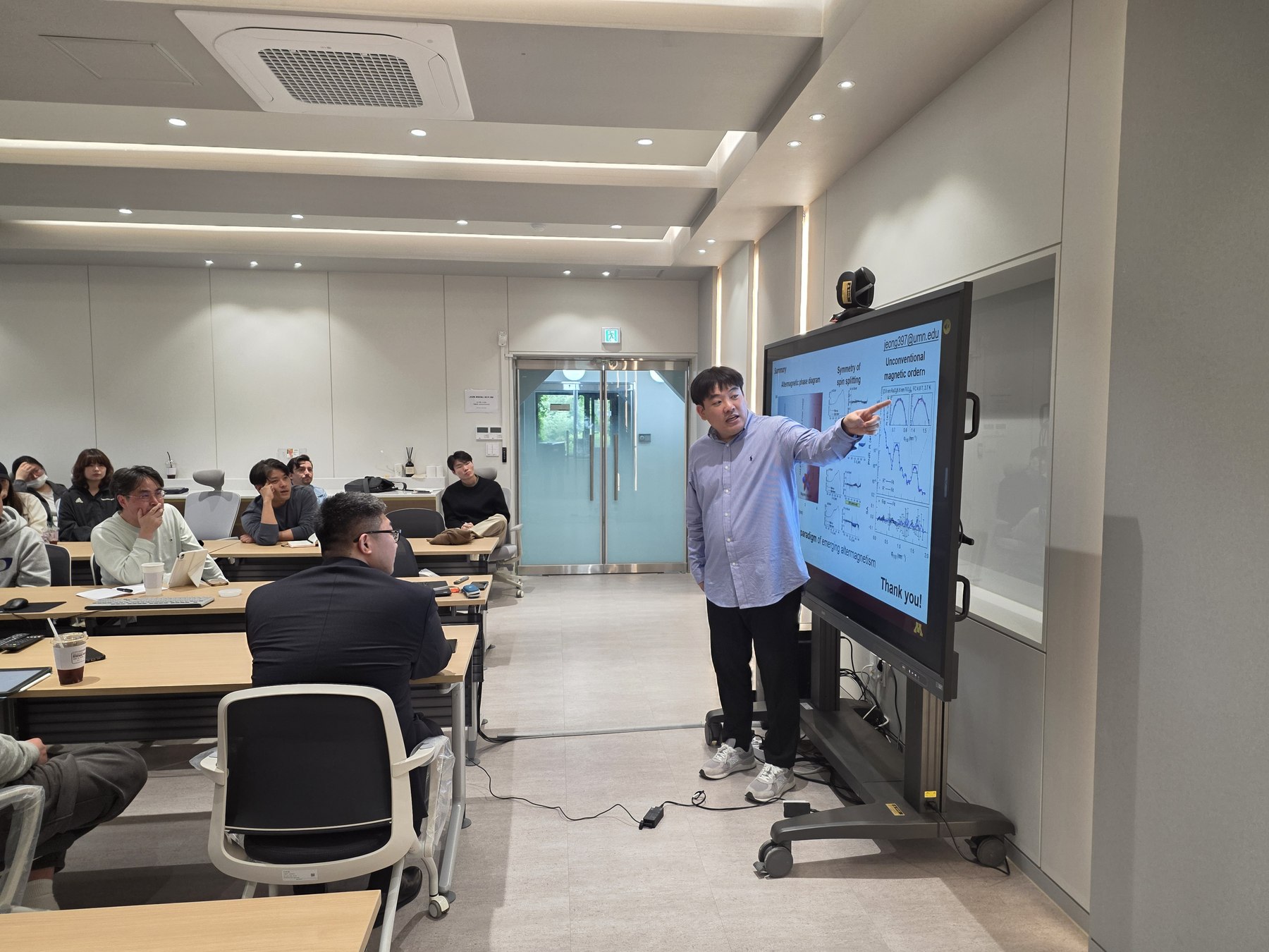 Two invited seminars: Dr. In Hyoek Choi (MIT) and Dr. Seung Gyo Jeong (U Minnesota)
